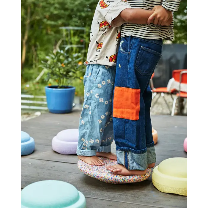 Stapelstein Stapelstein® Rainbow Set – 7-delige set met balance board voor spel en beweging