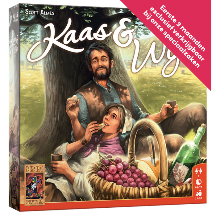 999 Games Bordspel - Kaas & Wijn