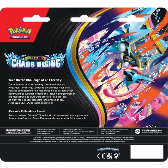 Pokémon Pokemon - ME04 Chaos Rising 3 blister