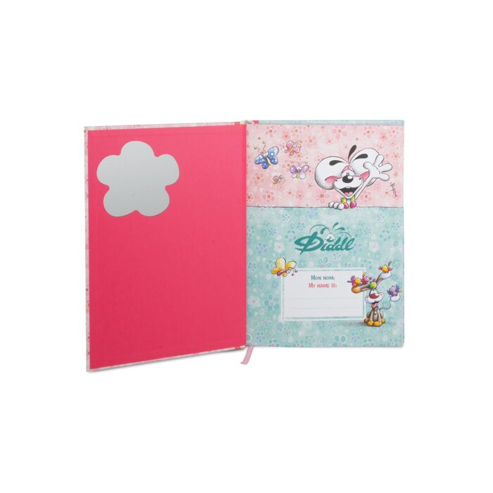 Diddl Diddl - Notitieboek A4 met hardcover (bloemen)
