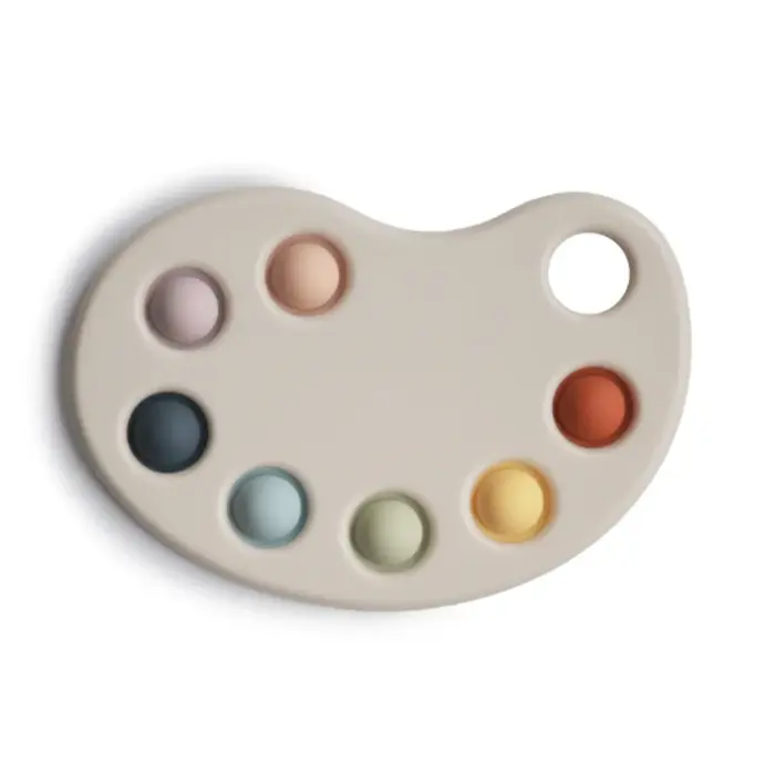 Mushie Press toy PAINT PALETTE - Multi