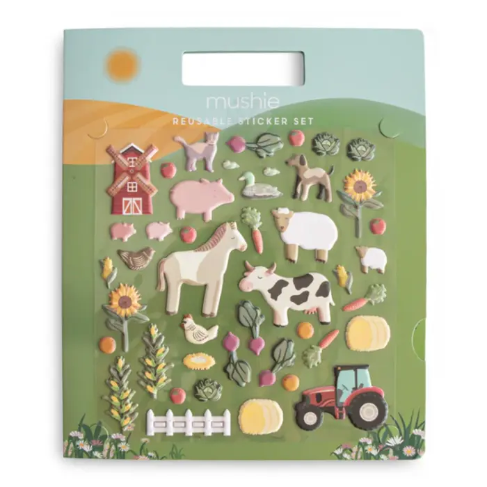 Mushie Sticker book - Farm