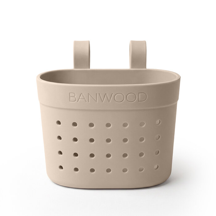 Banwood Fietsmandje Pin & Ride - SAND