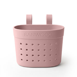 Banwood Fietsmandje Pin & Ride - DUSTYROSE