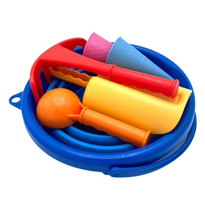 Schildkröt 7-in-1 Strandemmer (opvouwbaar) - Blauw