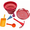 7-in-1 Strandemmer (opvouwbaar) - Rood