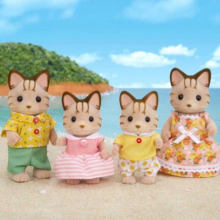 Sylvanian families Sylvanian Families 5180 - Familie gestreepte kat