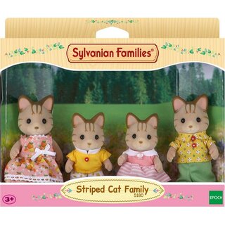 Sylvanian families Familie gestreepte kat