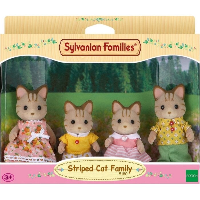 Sylvanian families Sylvanian Families 5180 - Familie gestreepte kat