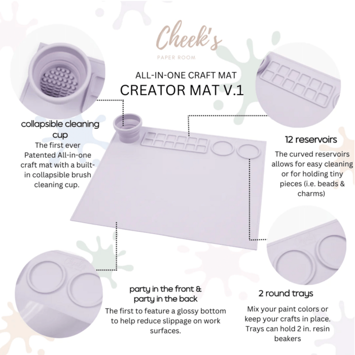 Cheek's paper room Craft mat - Knutselmat - Sky