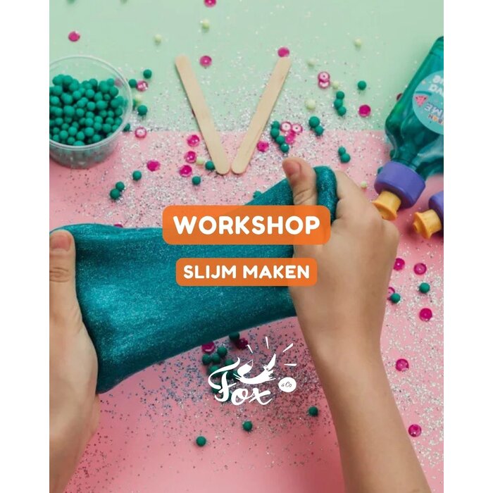 Workshop - Slijm maken met geur & glitter