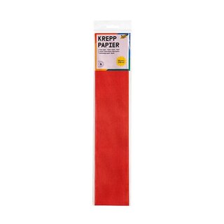 Folia Crepepapier 50x250cm - Rood