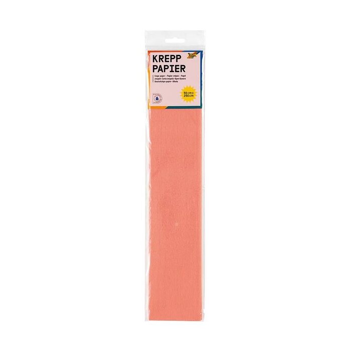 Folia Crepepapier 50x250cm - Zalmroze
