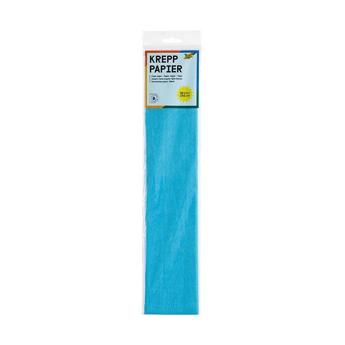 Folia Crepepapier 50x250cm - Lichtblauw