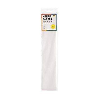 Folia Crepepapier 50x250cm - Wit