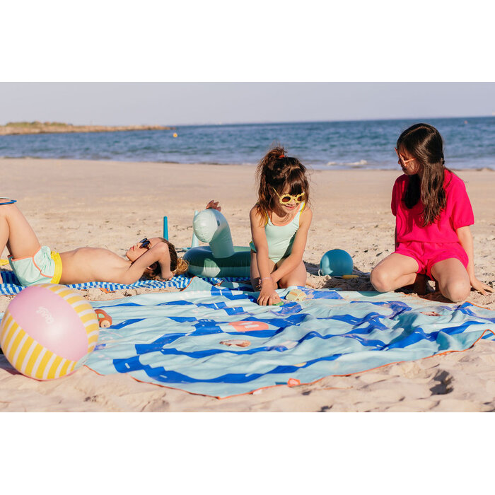Quut Playtowel XXL - Strandlaken - Road (180x180cm)