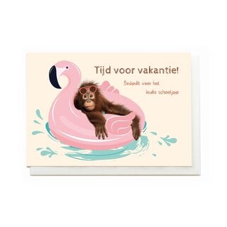 Enfant Terrible paper goods Wenskaart - Tijd voor vakantie