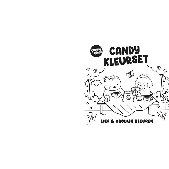 Lantaarn Publishers Sunny vibes - Candy kleurset (incl. 10 alcoholmarkers)