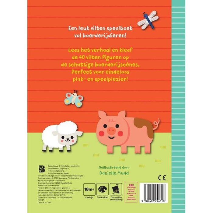 Standaard uitgeverij Mijn eerste viltboek - Boerderij