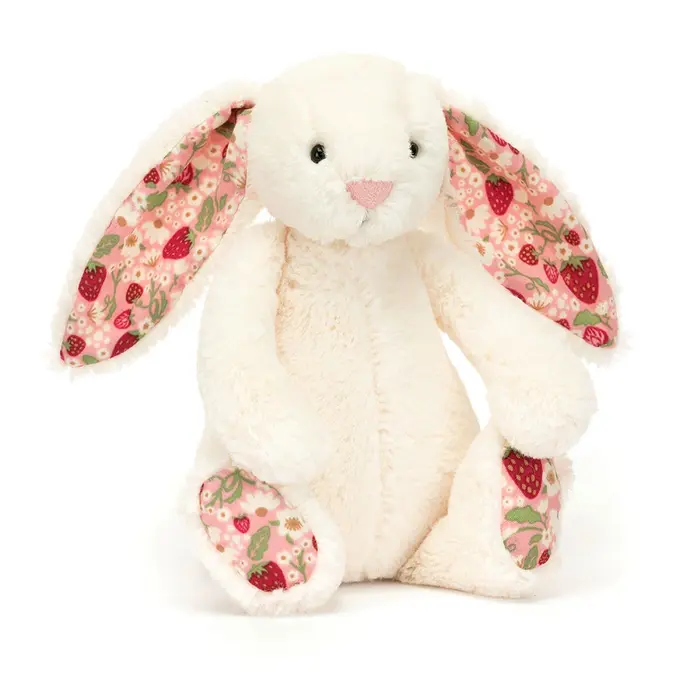 Jellycat Blossom Cream Bunny Berry Small, Little