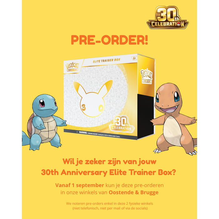 Pokémon Pokémon - 30th celebration - Elite trainer box