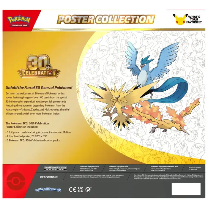 Pokémon Pokémon - 30th Celebration Poster Collection