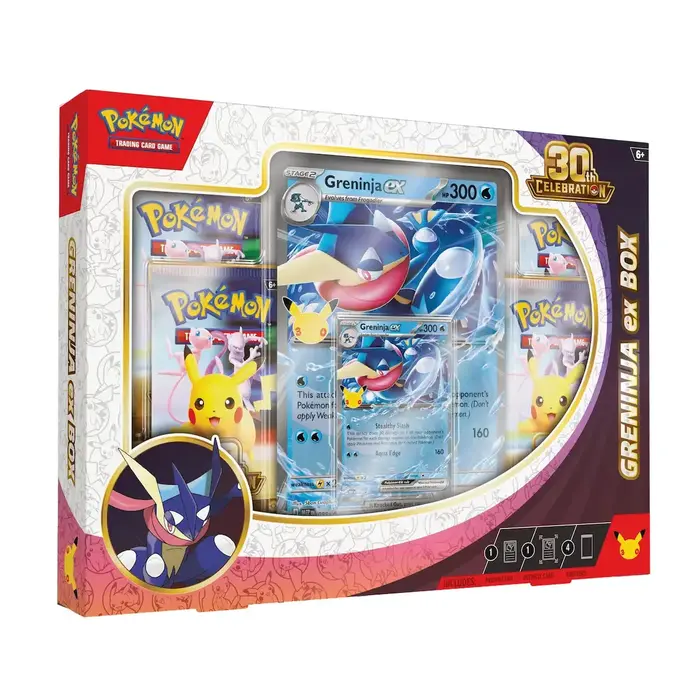Pokémon Pokémon - 30th Celebration Greninja ex Box