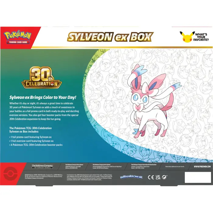 Pokémon Pokémon - 30th Celebration Sylveon ex Box
