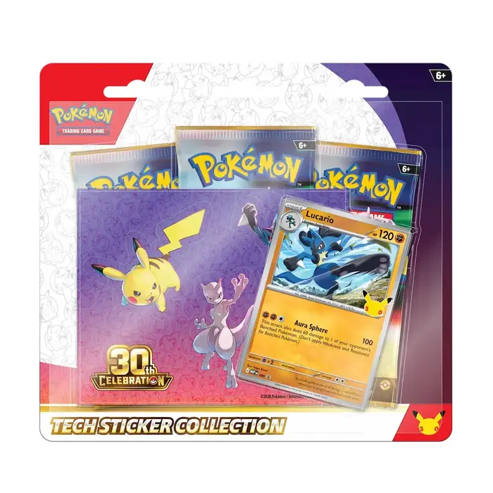Pokémon Pokémon - 30th Celebration - Tech sticker collection