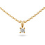 Solitaire Moderne - 0.15 ct. - Diamanten Ketting
