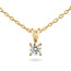 Solitaire Moderne - 0.30 ct. - Diamanten Ketting