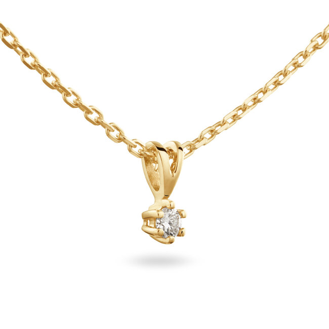Solitaire Classique - 0.05 ct. - Diamanten Ketting