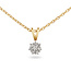Rosette - 0.13 ct. - diamanten ketting