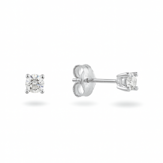 Solitaire Moderne - 0.20 ct. - diamanten oorstekers