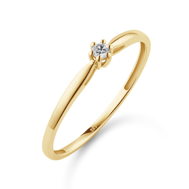 Solitaire Classique - 0.05 ct. - Diamanten ring
