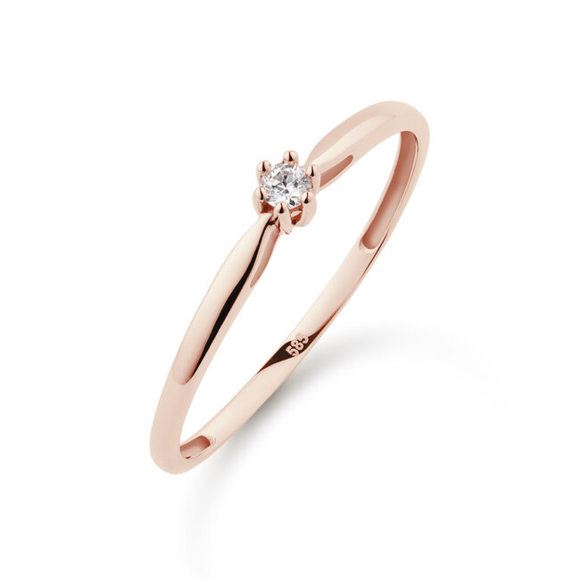 Solitaire Classique - 0.05 ct. - Diamanten ring