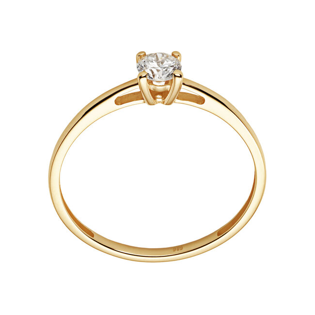 Solitaire Moderne - 0.30 ct. - diamanten ring