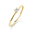 Solitaire Moderne - 0.10 ct. - diamanten ring