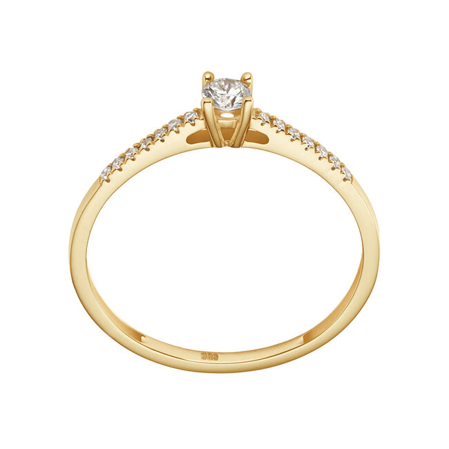 Solitaire Chic - 0.22 ct. diamanten ring