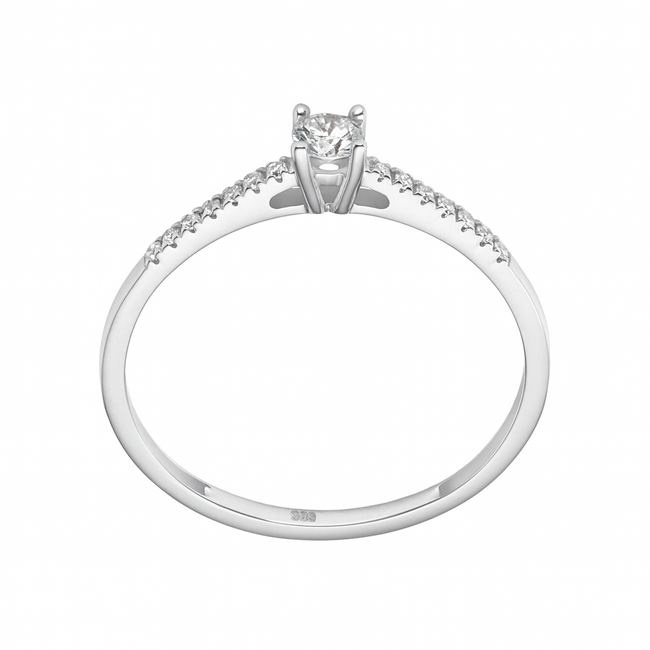 Solitaire Chic - 0.22 ct. diamanten ring