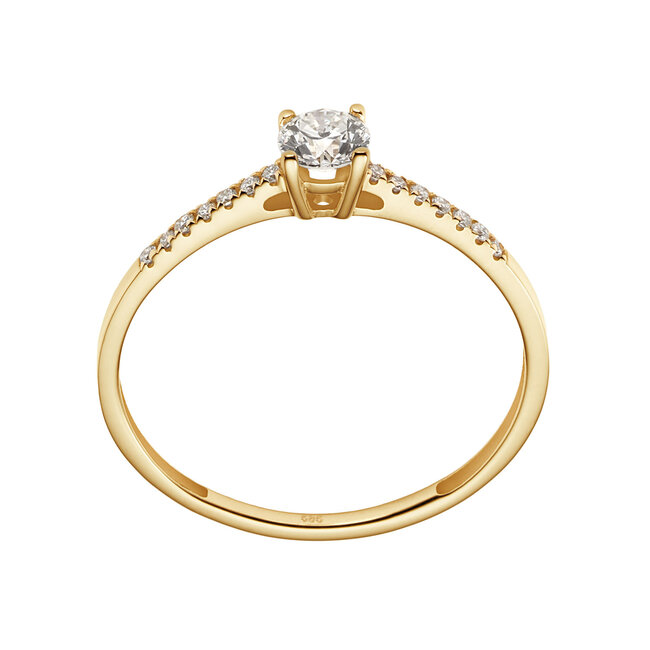 Solitaire Chic - 0.37 ct. diamanten ring