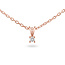 Solitaire Moderne - 0.05 ct. - Diamanten Ketting