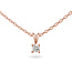 Solitaire Moderne - 0.15 ct. - Diamanten Ketting