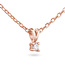 Solitaire Moderne - 0.15 ct. - Diamanten Ketting
