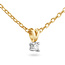 Solitaire Moderne - 0.15 ct. - Diamanten Ketting