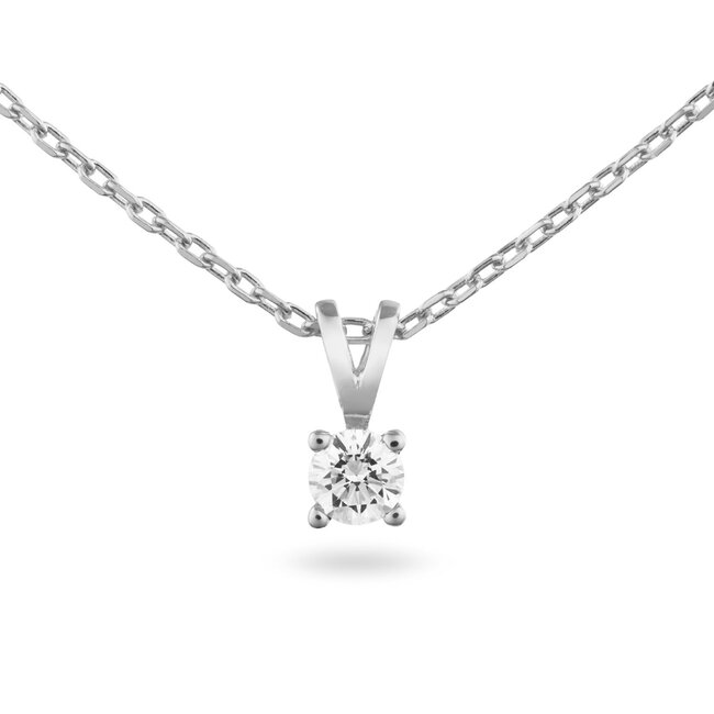 Solitaire Moderne - 0.20 ct. - Diamanten Ketting