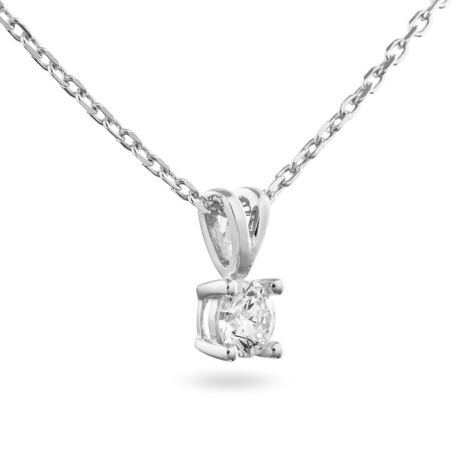 Solitaire Moderne - 0.30 ct. - Diamanten Ketting