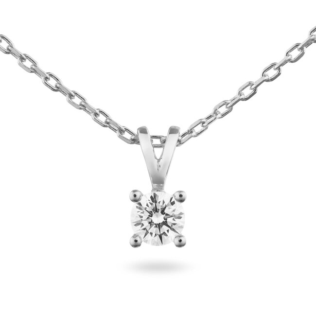 Solitaire Moderne - 0.30 ct. - Diamanten Ketting