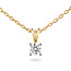 Solitaire Moderne - 0.30 ct. - Diamanten Ketting