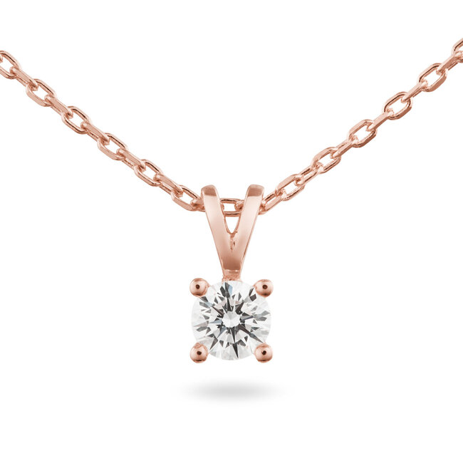 Solitaire Moderne - 0.30 ct. - Diamanten Ketting